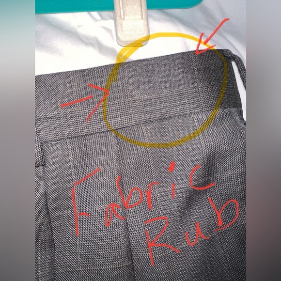 Mens Jo S A Bank 2B Signature Suit Brown Plaid w/Rust Deco Size 46R Pants 38x30 - Picture 12 of 16